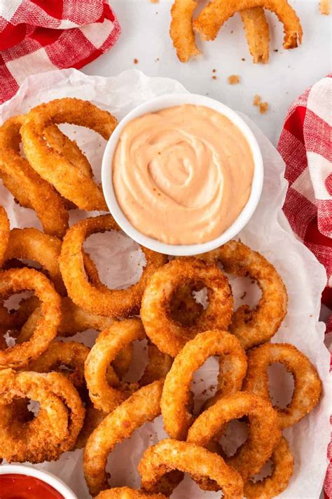 Air Fryer Frozen Onion Rings Build Your Bite