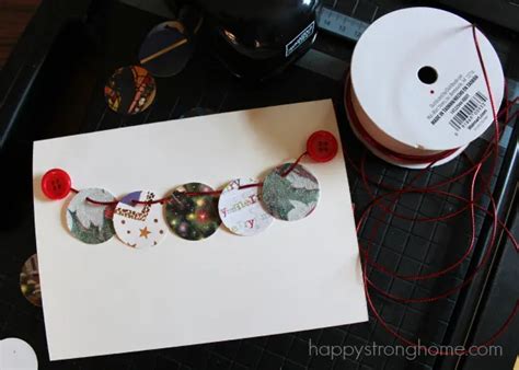 Ideas For Upcycled Diy Christmas Cards Happy Strong Home