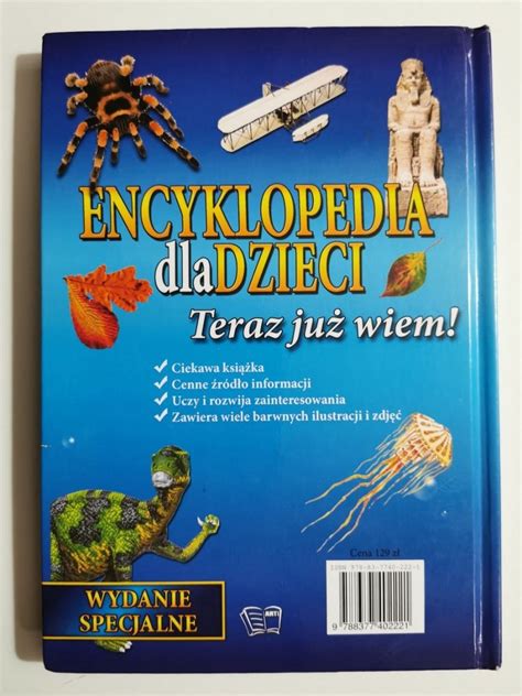 Encyklopedia Dla Dzieci Teraz Ju Wiem Wydanie Specjalne