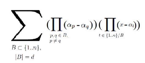 math mode - Help rendering a complicated sum/product formula - TeX ...