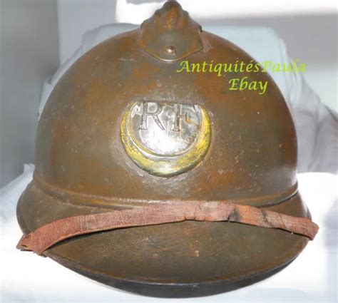 Casque Adrian Modele Afrique Zouave Spahi Guerre French