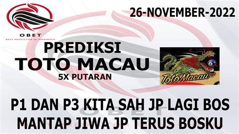 Prediksi Macau Hari Ini Sabtu November Prediksi Totomacau