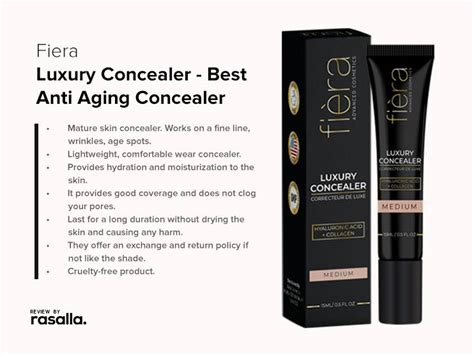 Fiera Luxury Concealer Review 2023 Best Anti Aging Concealer