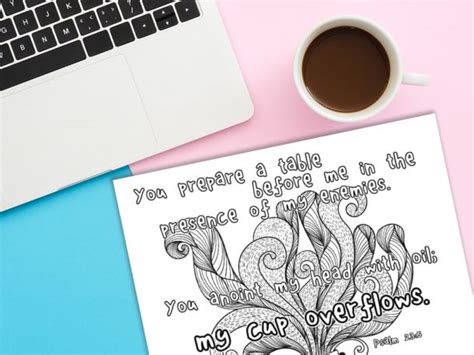 My Cup Overflows Printable • Ministryark