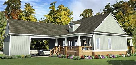 Plan 86215hh Craftsman House Plan With Deep Porches Front And Back