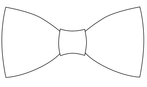 Bow Tie Coloring Page Colouringpages