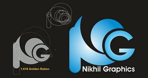 Nikhil Graphics Logo Logo In Golden Ratio Tweeter Logo Google Logo