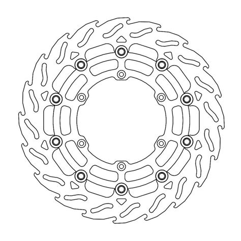 Bremsscheibe Moto Master Flame Vorn Schwimmend Yamaha Yz F Vorne