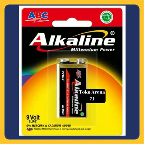 Jual Batu Batere Baterai Battery Batre ABC Alkaline Kotak 9 Volt 9v