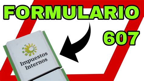 Como Llenar El FORMULARIO 607 Dgii YouTube