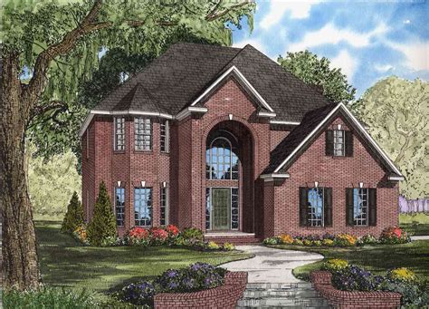 Traditional Brick Home with 2-Story Entry - 59142ND | Architectural Designs - House Plans