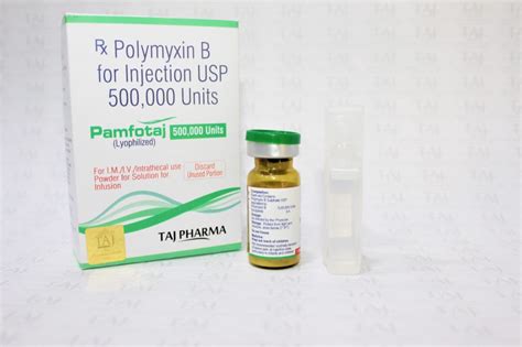 Polymyxin B Sulphate For Injection Usp 50000 Units Taj Generics