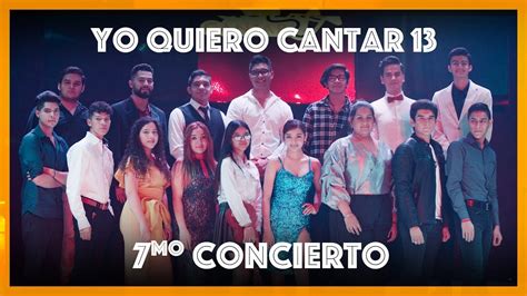 Yo Quiero Cantar Mo Concierto Youtube