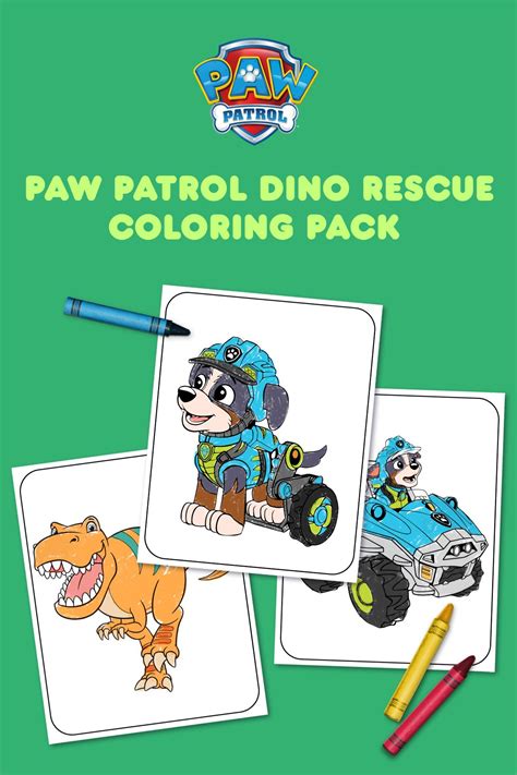 14+ Paw patrol dino rescue coloring pages ideas | drawforkid