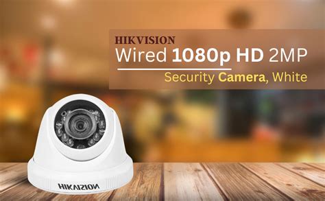 Buy HIKVISION Wired 1080p HD 2MP Security Camera White Online At Low