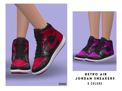 The Sims Resource - Retro Air Jordan Sneakers (Female)