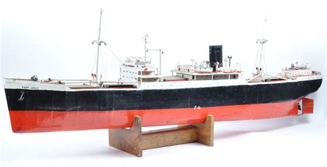 SHIPPING - RADIO CONTROLLED SCALE MODEL ' FORT INDUS ' CARGO SHIP - auctions & price archive