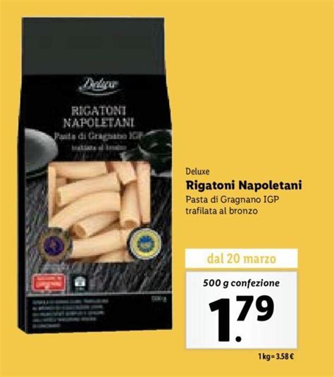 Deluxe Rigatoni Napoletani Pasta Di Gragnano Igp Trafilata Al Bronzo