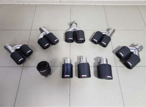 Насадка Akrapovic акрапович выхлоп на глушитель карбон: 40 ...