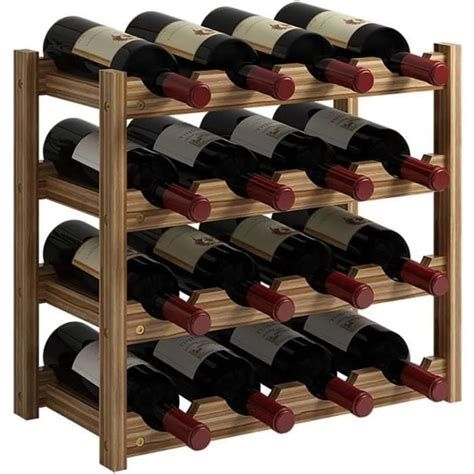 Casier Vin En Bois Massif Casier Vin Range Bouteilles Horizontal