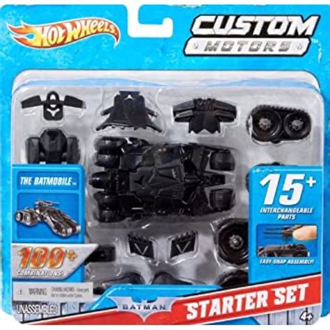 HOT WHEELS CUSTOM MOTORS BATMAN STARTER SET THE BATMOBILE Shopee Malaysia