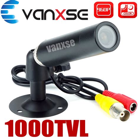 Vanxse CCTV 1 3 Sony CCD 1000TVL 3 6mm HD Mini Bullet Security Camera