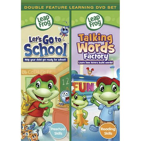 Leapfrog: Let's Go To School / Talking Words Factory (DVD) - Walmart ...