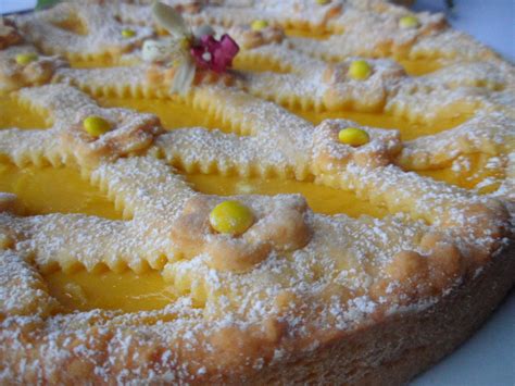 Crostata Con Crema Pasticcera Al Limone Ricettedi It