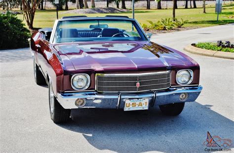 Incredable 1970 Chevrolet Monte Carlo Convertible Very Rare Ac Pwps