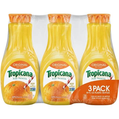 Tropicana Pure Premium No Pulp Original Orange Juice 59 Fl Oz Instacart