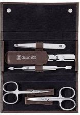 Zestaw do manicure Zwilling Classic Inox 5 elementów skórzane etui