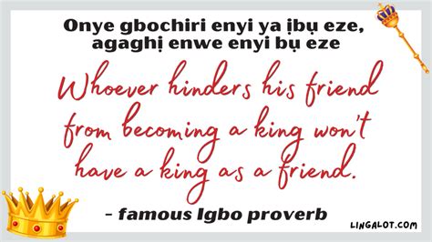 50 Igbo Proverbs Quotes Idioms Their Meanings Lingalot