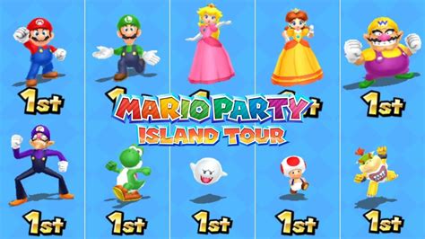 Mario Party Island Tour All Characters