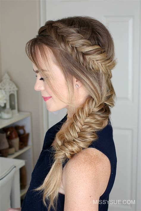 Dutch Fishtail Summer Side Braid Missy Sue Long Hair Styles