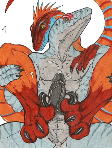 Rule 34 Allosaurus Anthro Dinosaur Male Tagme Velociraptor Zabraxas 1118210