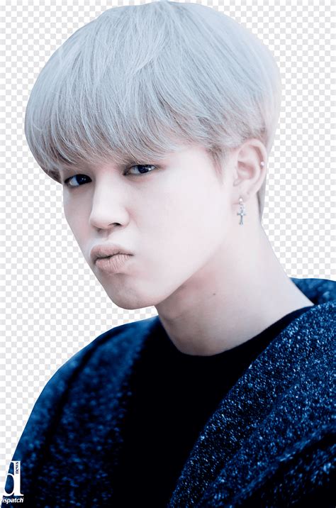 Jimin BTS K POP De Cabello Gris Png PNGEgg