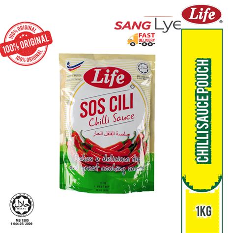 Sos Cili Life Paket Kg Life Chilli Sauce Pouch Kg Shopee Malaysia