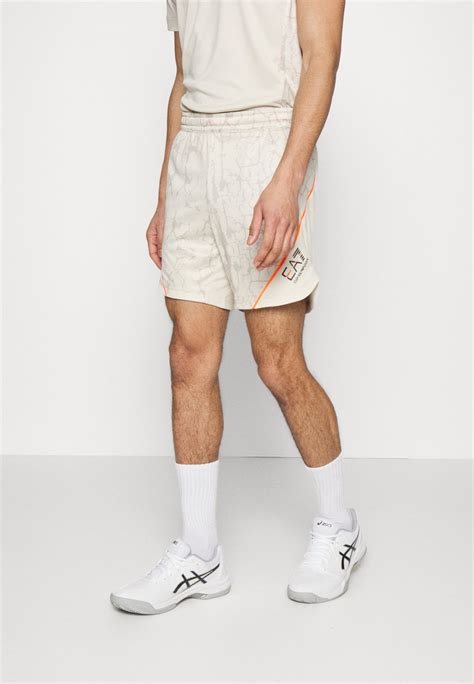 Ea7 Emporio Armani Tennis Pro Shorts Sportovní Kraťasy Rainy Day