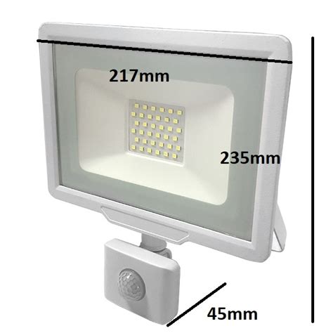 Led Verstraler W Smd Wit Ip Met Sensor My Planet Led