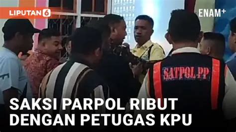 Video Ricuh Petugas Kpu Ribut Dengan Saksi Parpol Saat Rekapitulasi