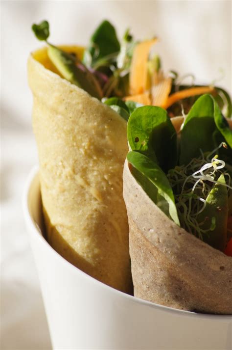 Recette de wraps sans gluten sans lait sans œufs wrap vegan