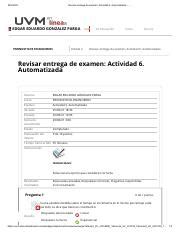 Actividad Automatizada Pdf Revisar Entrega De Examen