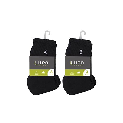 Sportime Kit Meia Lupo Walk Sport Cano Médio 3 Pares