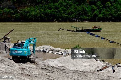 Sand Extraction From The Puna Tsang Chu River Nrdcl Sand Dredging Site