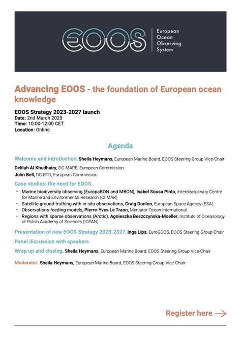 Presentation Of Eoos Strategy Agenda Jerico Research