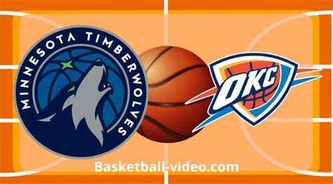 Minnesota Timberwolves Vs Oklahoma City Thunder Jan 29 2024 Nba Full