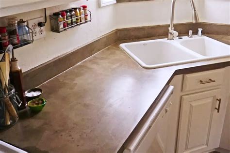 Concrete Countertop Overlay Diy Countertops Ideas