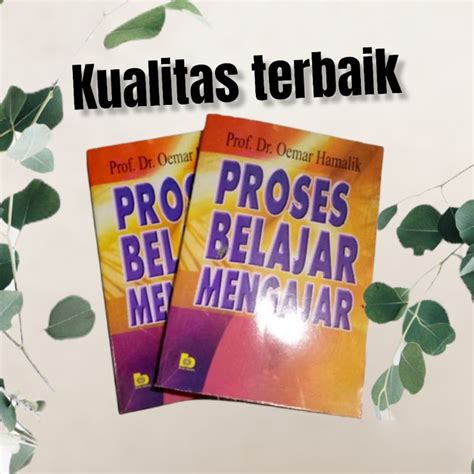 Jual Proses Belajar Mengajar Prof Oemar Hamalik Shopee Indonesia