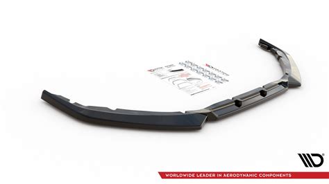 Front Splitter V Peugeot Mk Gloss Black Our Offer Peugeot