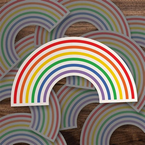 Sticker Vinyl Decal Gay Pride Rainbow Vinyl Sticker Pride Vinyl Sticker Decal Str Etsy
